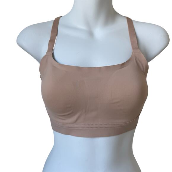 Tommy John Comfort Smooth Bralette Sz Small Pullover Removable Pads Tan Wireless - Picture 1 of 11